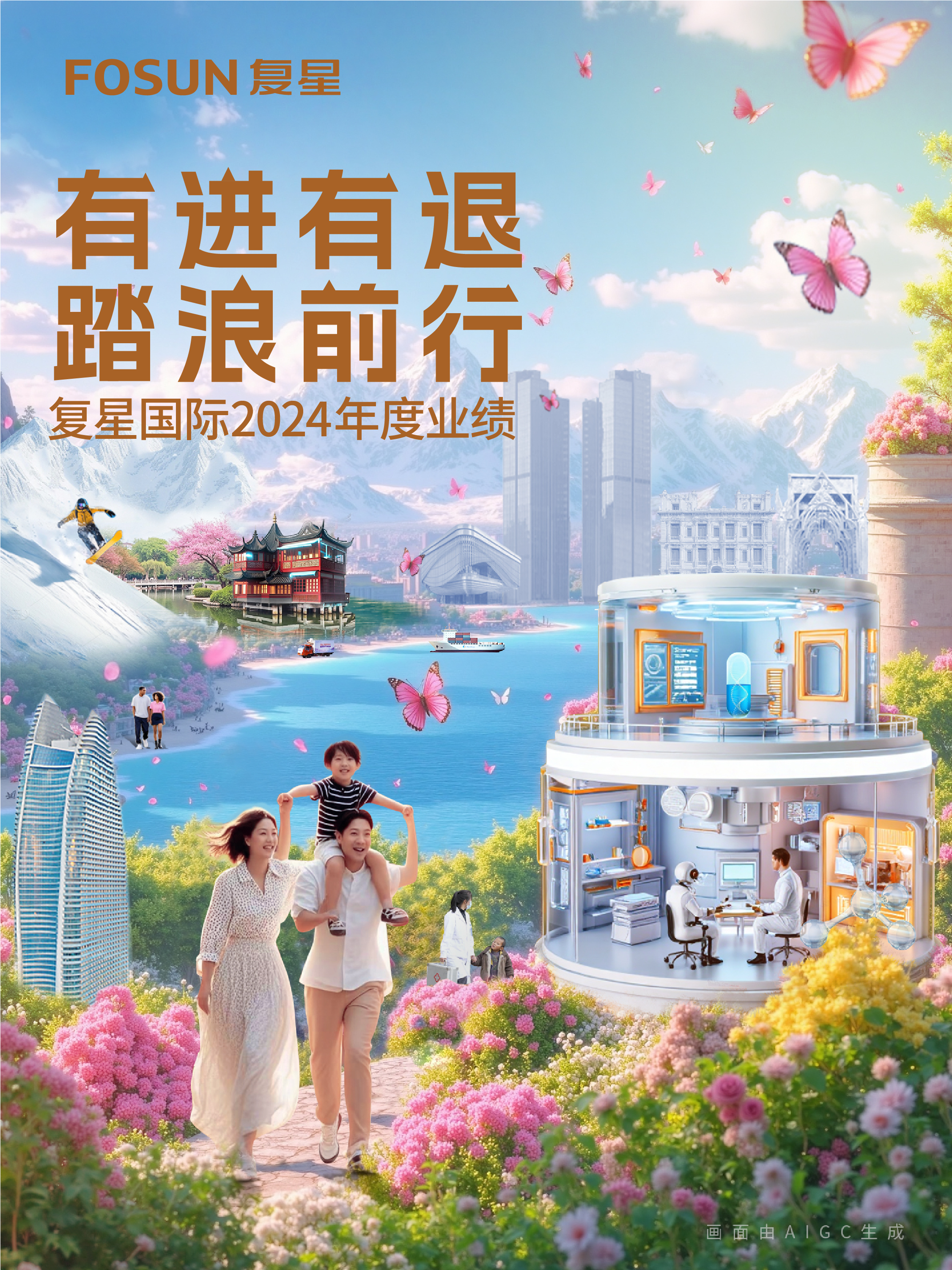 復星國際發(fā)布2024年業(yè)績：總收入人民幣1921.4億元，產(chǎn)業(yè)運營利潤人民幣49億元，整體經(jīng)營面穩(wěn)健